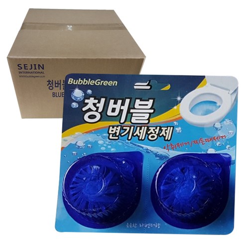 청볼 청버블 변기세정제, 45g, 20개