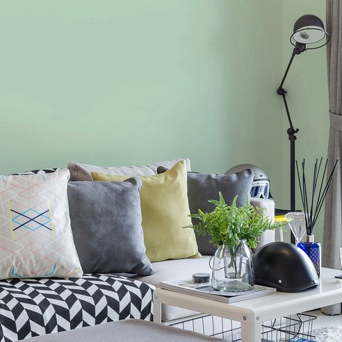 그루미 접착식 단열벽지 일반형, 민트