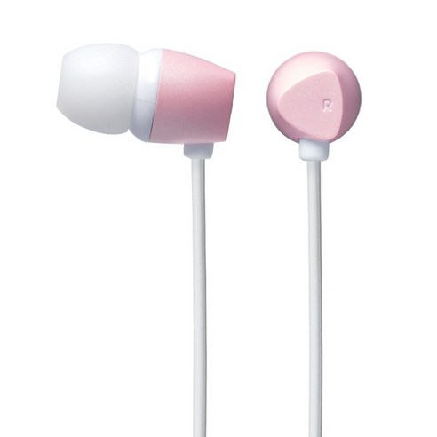 엘레컴 PINK PINK PINK 이어폰, EHP-CN200APN5, 벚꽃핑크