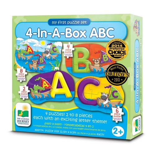 러닝저니 My first 4 - In - A - Box 퍼즐 ABC, 1개, 20개