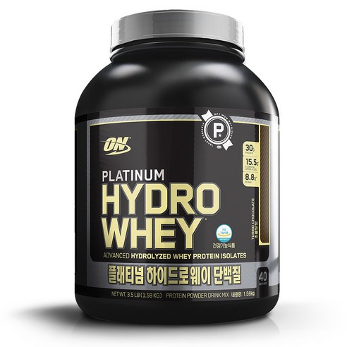 옵티멈뉴트리션 플래티넘 하이드로 웨이 단백질 초콜릿, 1.59kg, 1개
