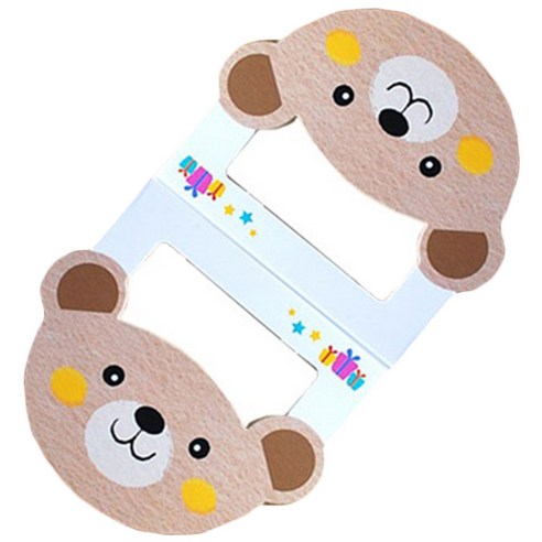 이홈베이킹 손잡이 스티커, 곰, 50개입