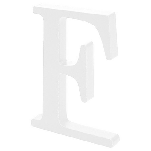 쿠 홈 인테리어 소품 아크릴 스텐딩 이니셜 02, F (투명)