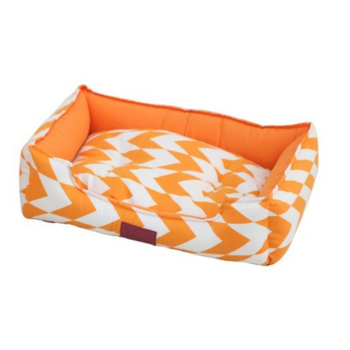 아하토이 스테쉬 애견 사각방석, 소프트 오렌지