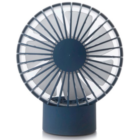 일레븐플러스 USB 미니 선풍기 O-Fan, 블루