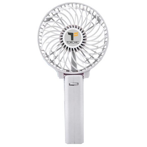 TORCHIC 미니 핸디형 선풍기 T-FAN, 화이트