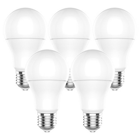 우리조명 장수 LED A19 전구 10W YTA60E01-102665, 전구색, 5개입
