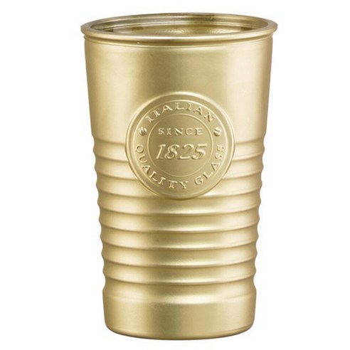 보르미올리 오피시나 1825 워터 컵 325ml, 골드, 1개