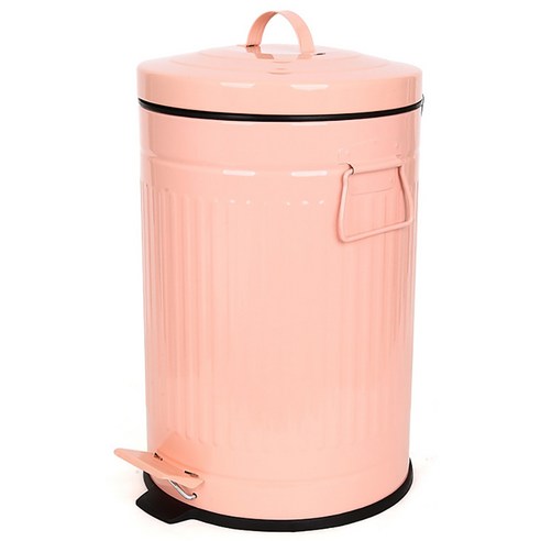 기프트캔 칼라 댐퍼 휴지통 20L 무소음, 피치핑크, 1개