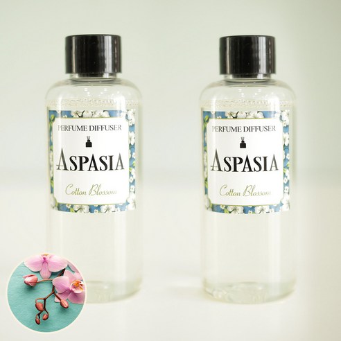 아스파시아 디퓨저 리필 오일 2p, 오키드, 100ml