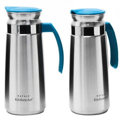 키친아트 라팔 스테인레스 물병 2p, 혼합 색상, 1300ml