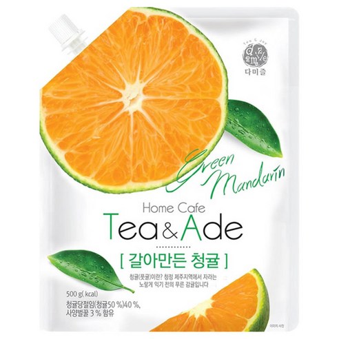 다미즐 갈아만든 청귤 500 g, 500g, 1개