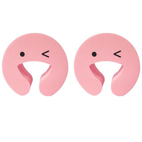 아가드 윙크 도어쿠션, 핑크, 2개