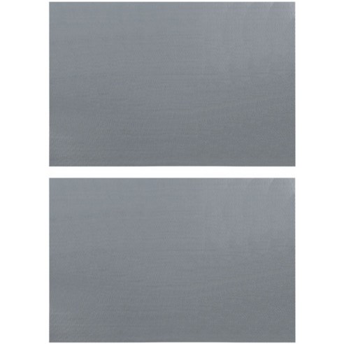 아울리빙 원톤 컬러 식탁 매트 2p, 그레이, 45 x 30 cm