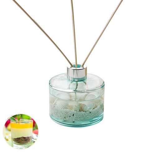 아스파시아 제주도의 여름향기 디퓨저 선물 세트 블루, 망고디스코