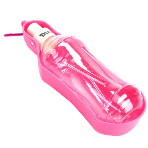 제제펫 휴대용 펫 워터보틀 500ml, Y383PDDW015 (핫핑크), 1개