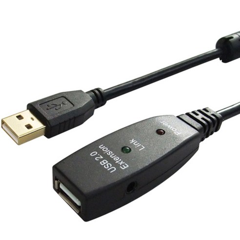 대원티엠티 USB2.0 리피터케이블 15m DW-USBE, 1개