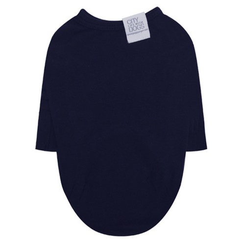 퍼피엔젤 데일리 7부소매 강아지 티셔츠, 756 Navy
