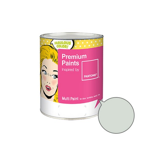 노루페인트 팬톤멀티 에그쉘광 파스텔그린계열 페인트 1L, 12-5603 (제퍼블루), 1개