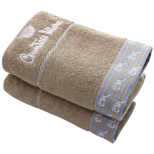 송월타월 카운테스마라 플래티늄 170g 세면타올, 베이지, 2개입