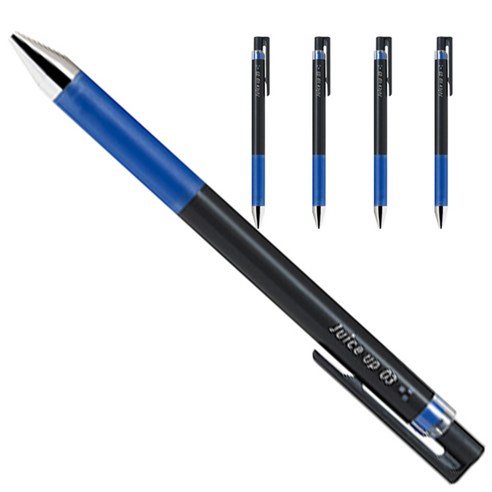 파이롯트 쥬스업 젤잉크 중성 노크펜 0.3mm, 블루, 5개입