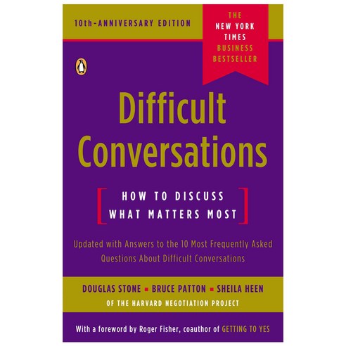 [해외도서] Difficult Conversations, Penguin Group USA
