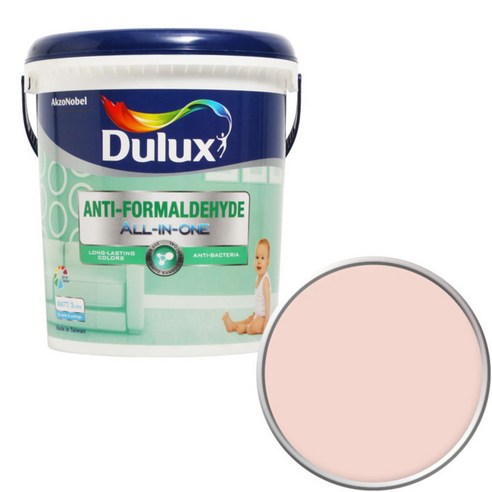 듀럭스 안티 포름알데히드 페인트 1L, Powdery Pink, 1개