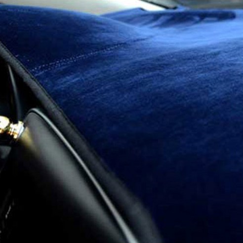 어바인클래스 벨벳 논슬립 미드나잇 블루 시리즈 대쉬보드커버 + 더스트 백, 기아 올뉴K5 (16년~ 센터 유), 블루 + 레드