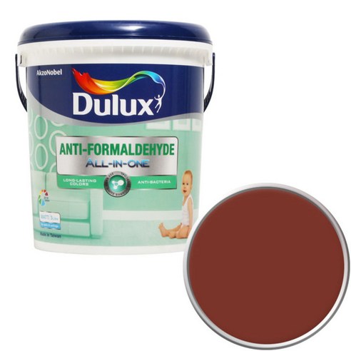 듀럭스 안티 포름알데히드 페인트 1L, Classic Liberty Red