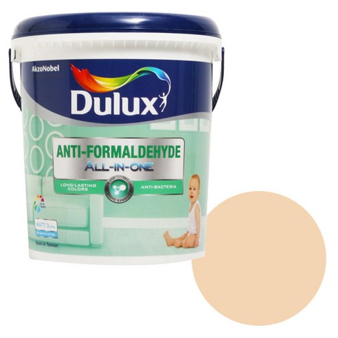 듀럭스 안티 포름알데히드 올인원 페인트 1L, White Tangerine, 1개