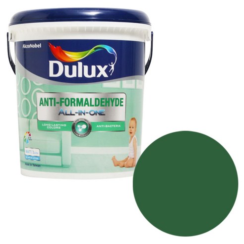 듀럭스 안티포름알데히드 올인원 페인트 1L, Intense Olivine
