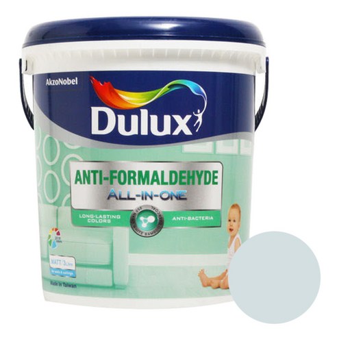 듀럭스 안티 포름알데히드 페인트 1L, Seagul Shadow