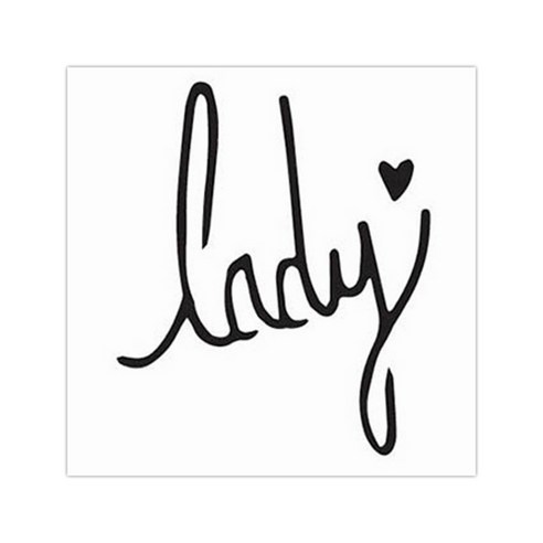 잉크박스 캐나다 리얼타투 2주간 지속가능, INK-A17 Lady, 1개