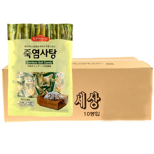 일광제과 죽염사탕, 280g, 10개입