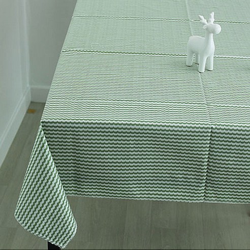 Noland 물결 테이블 커버, 그린, 110 x 150 cm