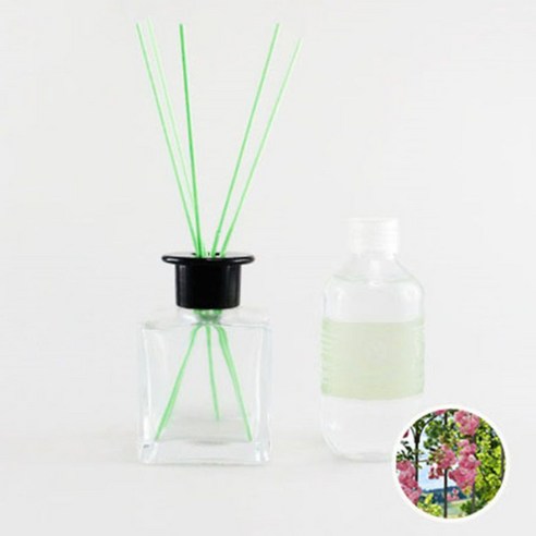 아로마홈 심플디퓨져 200ml 세트 그린스틱, 잉글리쉬가든