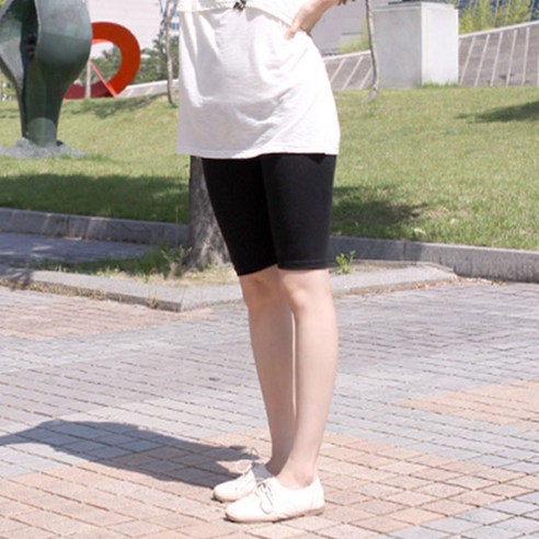 마더라이크 5부 민자속바지 허리복대형