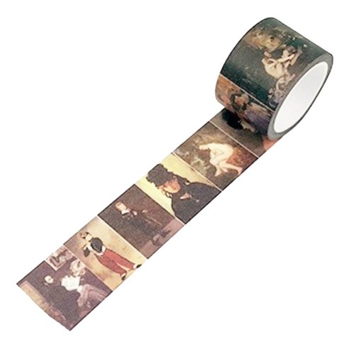 라이프포인트 명화 시리즈 마스킹 테이프 30mm x 8m, 마네, 1개