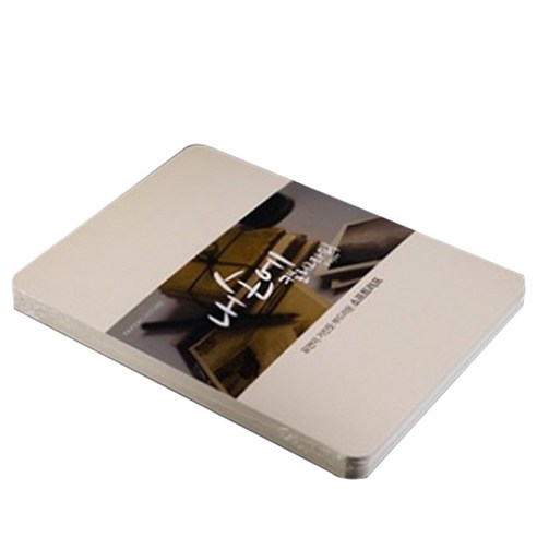 종이문화 내손에 캘리그라피 패드 카드, 화이트 A, 50매입