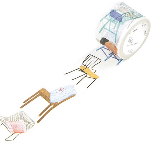 라이프포인트 일본생활 시리즈 마스킹 테이프 30mm x 5m, 10의자, 1개