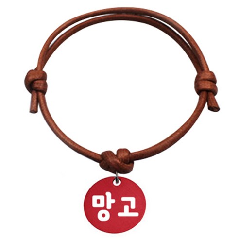 펫츠룩 굿모닝 카라멜 반려동물 목걸이 S 알미늄원형 팬던트 S, 레드(망고), 1개