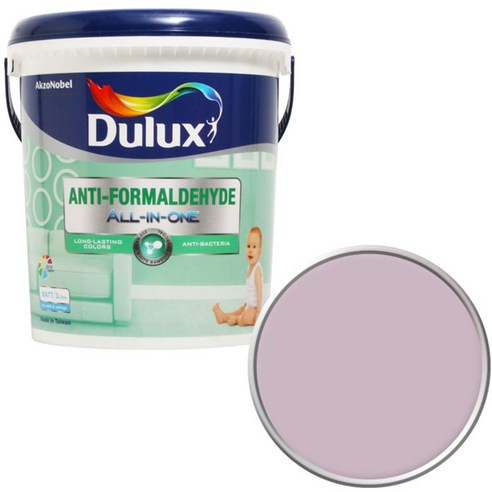듀럭스 안티 포름알데히드 올인원 페인트1L, Suave Mauve
