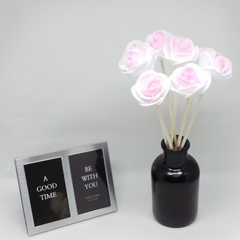 아제르퍼시픽 르쁘띠 블랙병 + 미니로즈 플라워스틱 8p, 핑크, 100ml, 1개