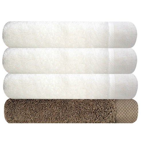 송월타월 뱀부얀 마르쉘 호텔수건 3p + 피안느 170g 40수 수건 진베이지, 화이트, 1세트