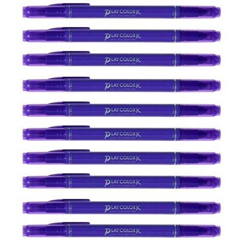 PLAYCOLOR 톰보 케이 수성사인펜, 그레이프, 10개