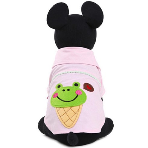펫코디 반려동물 애니멀 아이스크림 티셔츠, A