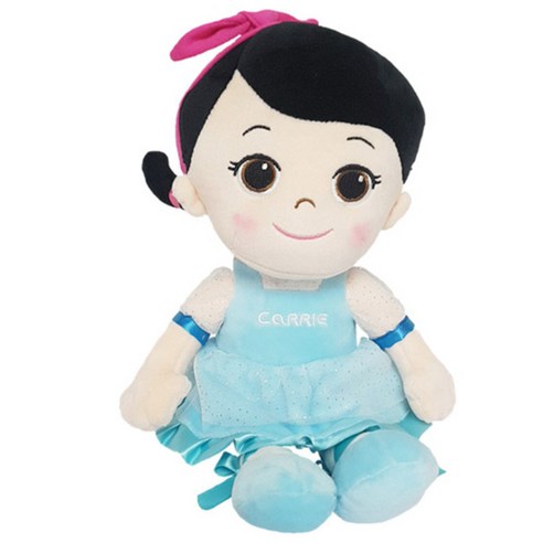 캐리와장난감친구들 캐리 드레스 봉제인형, 25cm, 블루