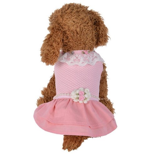 펫코디 강아지 프린세스 드레스, 핑크