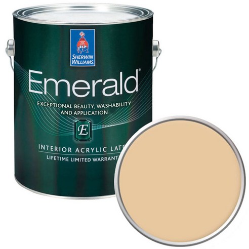 셔윈윌리암스 에메랄드 페인트1L, SW6387 Compatible Cream