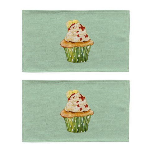 핑크망고 디저트 키친 테이블매트 2p, C, 46 x 27 cm